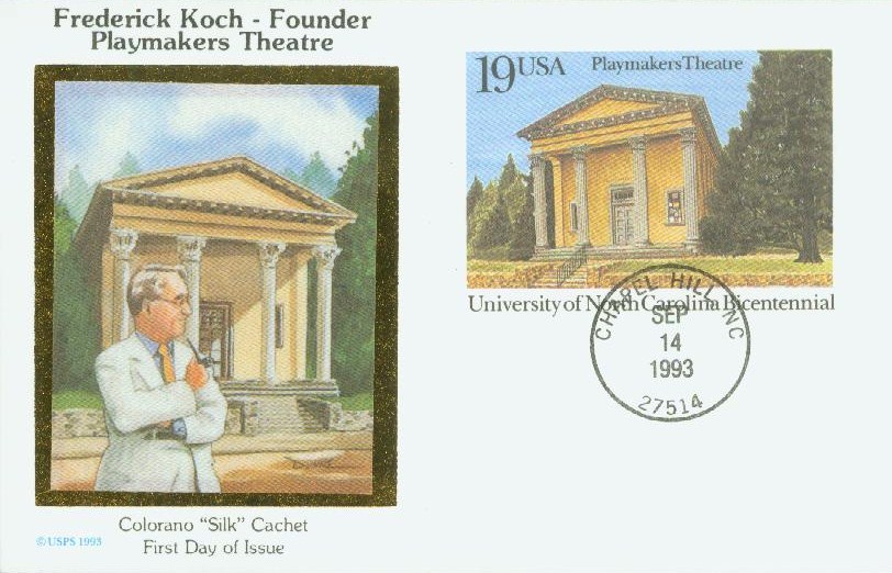  1993 University of North Carolina Bicentennial Postal Card
