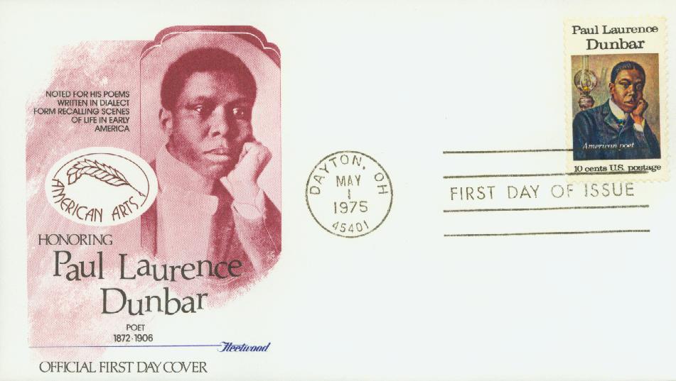 1975 10¢ Paul Laurence Dunbar Fleetwood First Day Cover