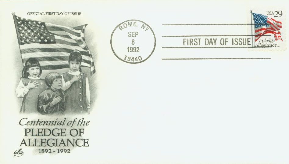 1992 Pledge Classic First Day Cover