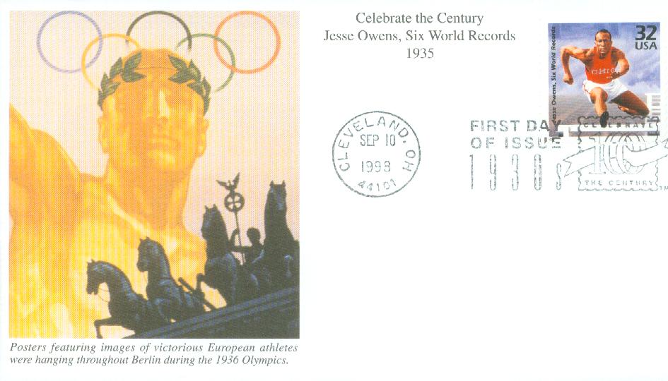 U.S. #3185j – 1998 Owens First Day Cover.