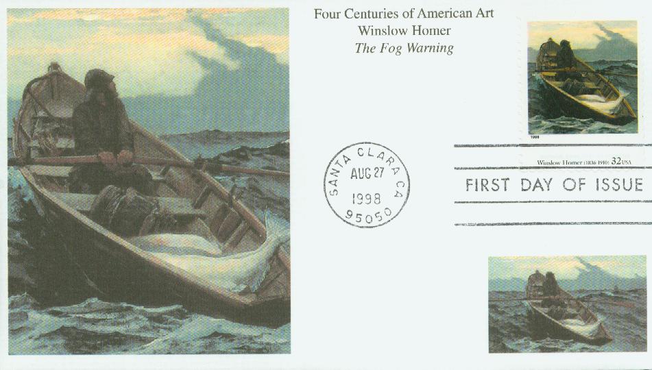 U.S. #3236j FDC â€“ 1998 Homer First Day Cover.