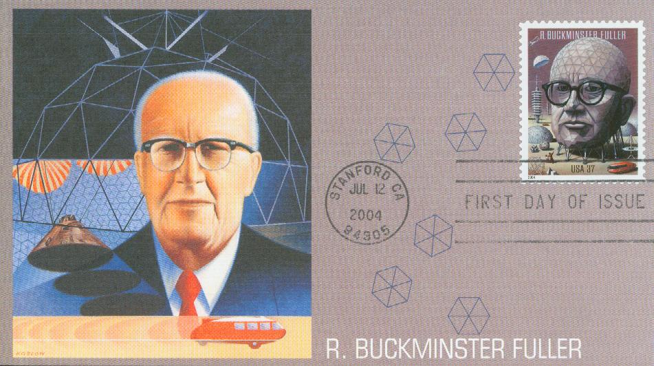 2004 37¢ Buckminster Fuller Fleetwood First Day Cover