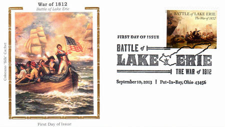 U.S. #4805 FDC – Battle of Lake Erie First Day Cover with silk cachet.