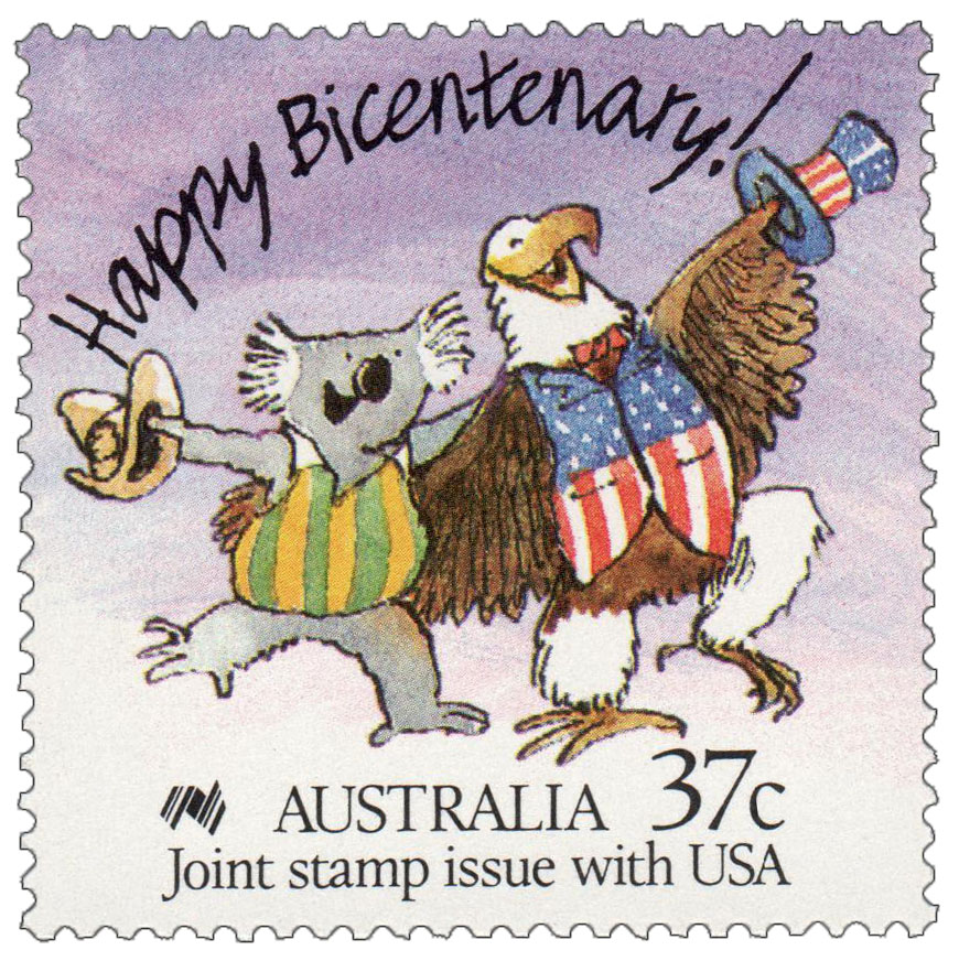 1988 Australia - Australian Koala & American Bald Eagle