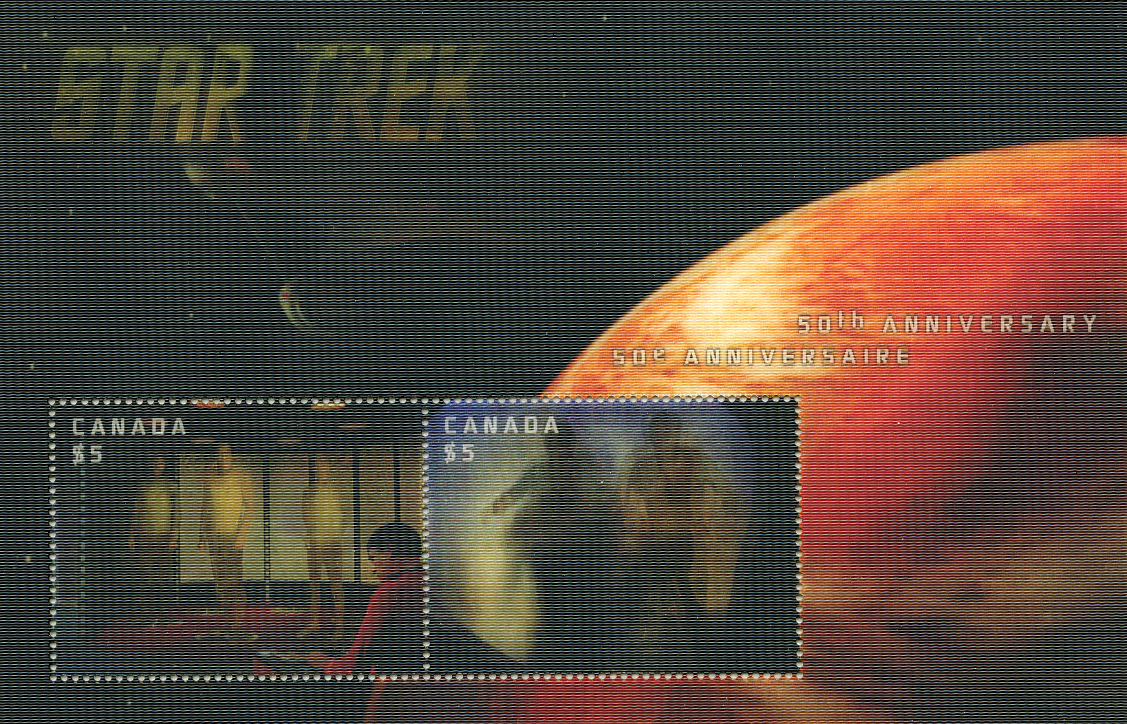 Item #M11674 – Star Trek hologram souvenir sheet.