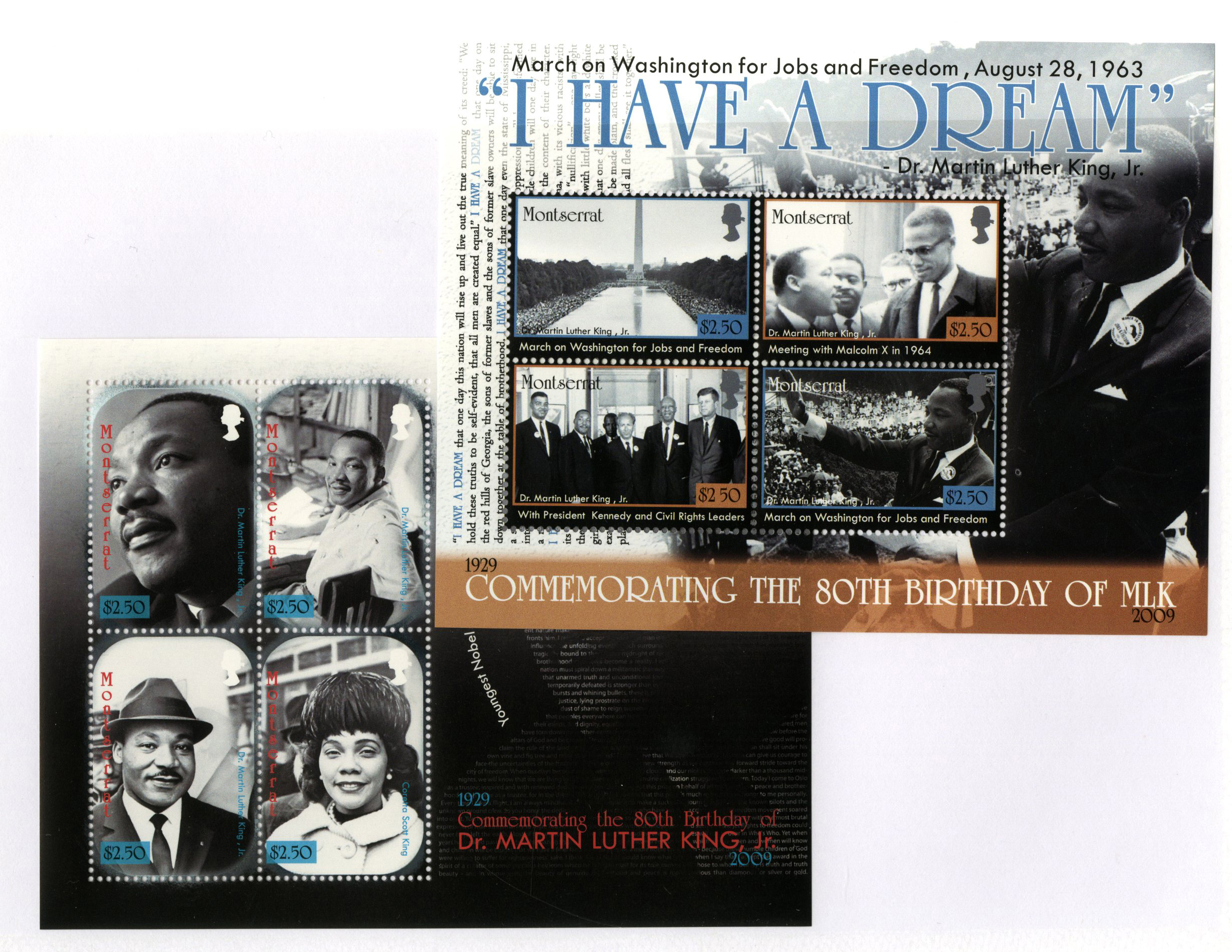 Dr. Martin Luther King Jr. on Worldwide Stamps