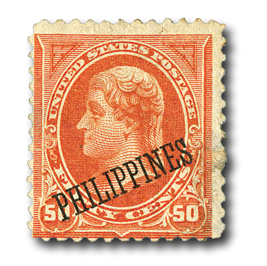 U.S. #PH212 â€“ U.S. stamp overprinted for use in the Philippines.