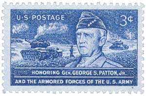 1953 3¢ General George S. Patton, Jr. stamp