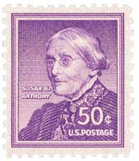 U.S. #1051 â€“ Susan B. Anthony made her final public appearance at the 1903 National Grange Convention.