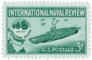 1957 3¢ International Naval Review