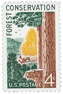 1958 Forest Conservation stamp