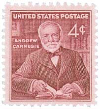 U.S. #1171 was issued on Carnegieâ€™s 125th birthday. 