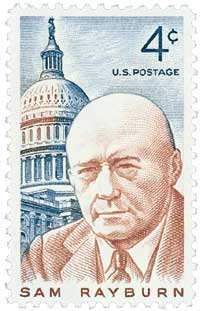 1962 4¢ Sam Rayburn stamp