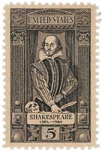 1964 Shakespeare stamp