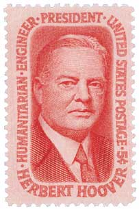 U.S. #1269 was issued a year after Hoover’s death on his 91st birthday.