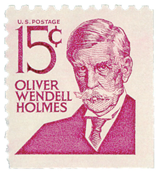 1978 15Â¢ Oliver W. Holmes, booklet single stamp