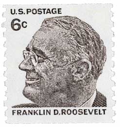 1968 6¢ Franklin D. Roosevelt