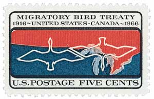 1966 5¢ Migratory Bird Treaty