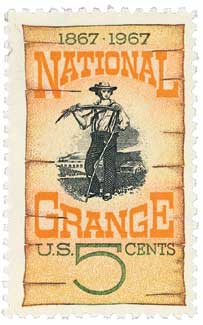 U.S. #1323 was issued for the 100th anniversary of The Grange.