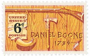 1968 6¢ Daniel Boone