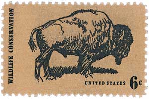 1970 6Â¢ Wildlife Conservation stamp
