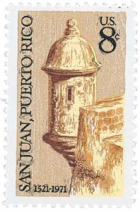 1971 8¢ San Juan stamp