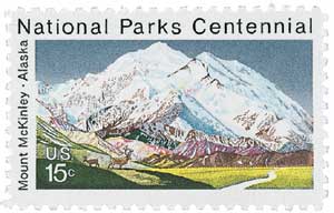 Mount McKinley stamp