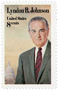 1973 8¢ Lyndon B. Johnson