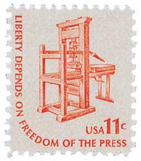 1975-81 Printing Press stamp
