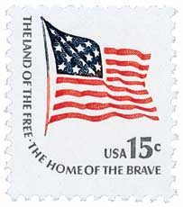 1978 15¢ Fort McHenry Flag