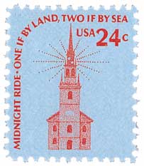 1975 North Church stamp