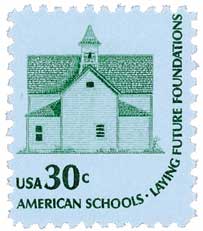 1979 School House stamp