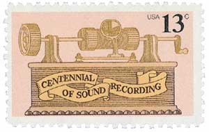 U.S. #1705 was issued for the 100th anniversary of Thomas Edisonâ€™s invention of the phonograph.