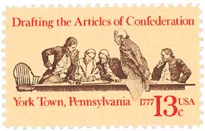 U.S. #1726 was issued for the 200th anniversary of the drafting of the Articles of Confederation. 
