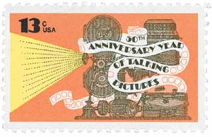 1977 Talking Pictures stamp