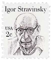 1982 Stravinsky stamp
