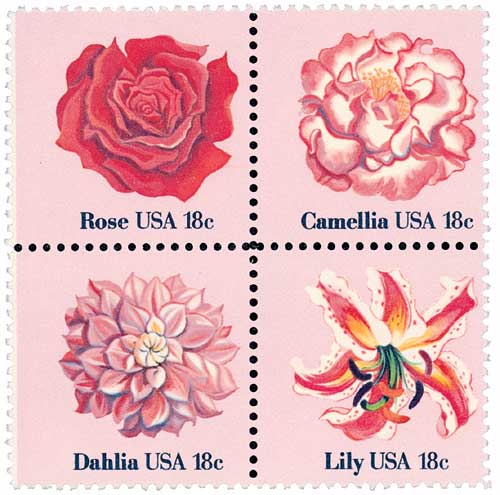 1981 Flowers stamps