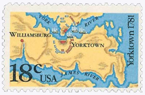 1981 18¢ Battle of Yorktown