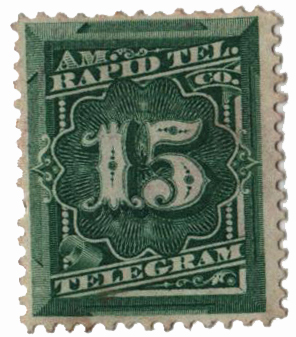 1881 American Rapid Telegraph Co stamp