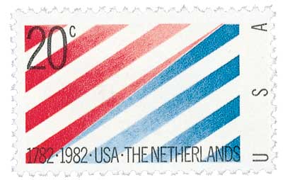 1982 20¢ U.S. and Netherlands Relations