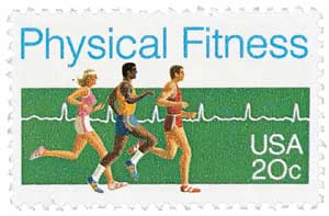 1983 Physical Fitness stamp
