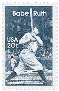1983 Babe Ruth stamp 