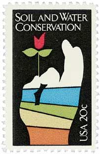1984 20¢ Soil and Water Conservation stamp