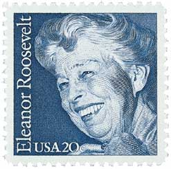 U.S. #2105 was issued on Eleanorâ€™s 100th birthday.