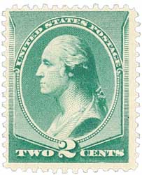 1887 Washington stamp
