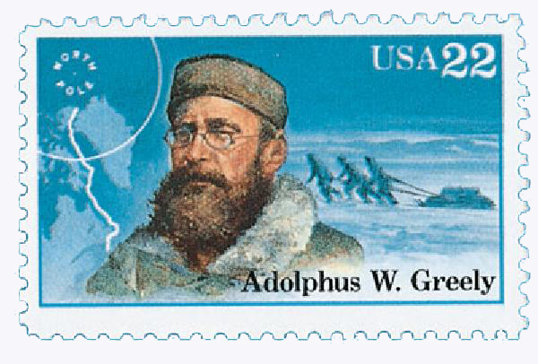 1986 22¢ Arctic Explorers: Aldolphus W. Greely