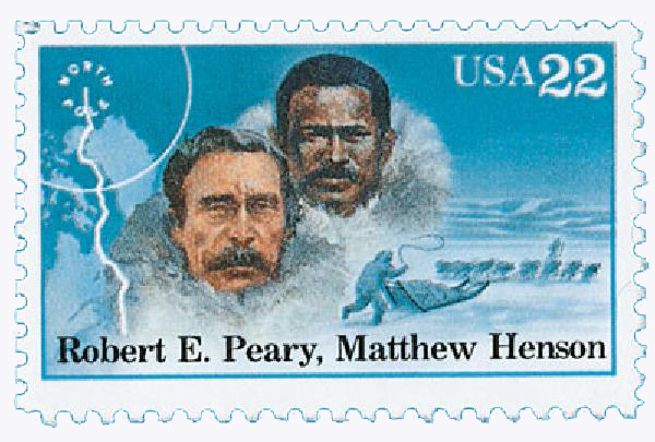 1986 Peary and Henson stamp