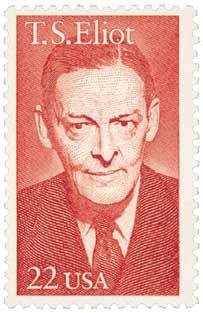 1986 T.S. Eliot stamp