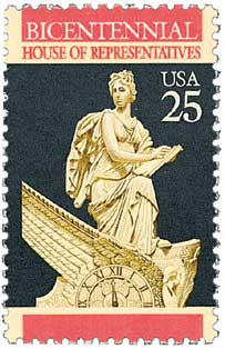 1989 House of Representatives stamp