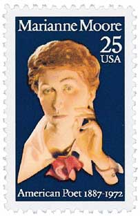 1990 25¢ Literary Arts: Marianne Moore stamp